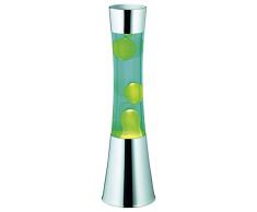 Reality Lampe de table, Métal, Verre 41 cm, 35 W, Chrome / Jaune / Bleu [Classe énergétique C]