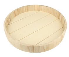 Artemio Plateau Rond, Bois, 35 x 5 cm