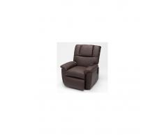 FAUTEUIL RELEVEUR ELECTRIQUE MARRON SHANON