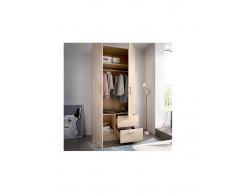 ARMOIRE MOLLY 2 PORTES 2 TIROIRS