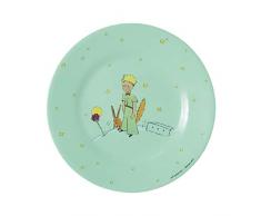 Petit Jour Paris - PP922VP - Assiette à dessert vert Le Petit Prince 20 cm - Parfaite pour le dessert
