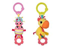 Bright Starts Peluches Anneaux de Dentition Shimmy Shakers - Modèle Aléatoire