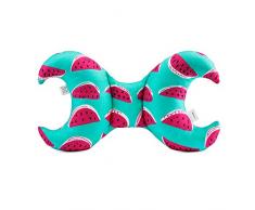 Maylily Coussin anti-secousses pour tête de bébé, forme de lune, pastèques