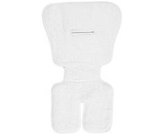 ITALBABY 050.0030 Housses double face pour poussette, éponge, universel Bianco