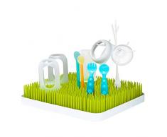 TOMY BOON - Grand Égouttoir Biberons Imitation Pelouse LAWN B377, Séchoir pour Biberons, Bouteilles, Tétines et Accessoires Bébés, Vert