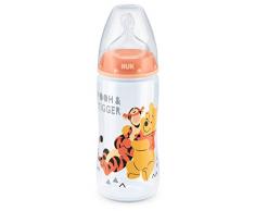 Nuk First Choice Plus Winnie the Pooh - Biberon avec tétine en silicone (300 ml, 0–6 mois)