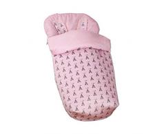 babyline tepee – sac de chaise avec moufles, Unisexe, Couleur Rose