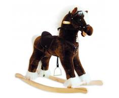 Doudou et Compagnie Cheval A Bascule Luxe 50 Cm - Avec Sons