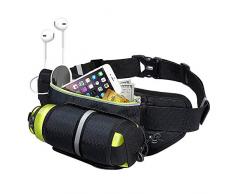 Local Makes A Comeback Sac de course avec porte-bouteille et sangle imperméable réglable avec compartiment séparé En portant la clé, la carte est très pratique. Noir.