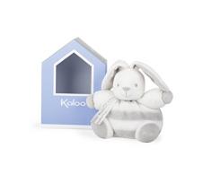 Kaloo Bébé Pastel - Peluche Patapouf Lapinou 18 cm - Gris et Crème