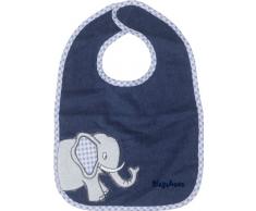 Playshoes Bavoir à Fermeture Scratch - Éléphant