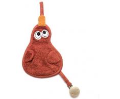 TIMBOO TM-TUTEE-532 5414546070734 Doudou Attache TETINE Canard, 18cm x 14cm, Rosewood Bronze