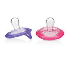 Nûby - Set de 2 Sucettes Cerise Mauve/Rose 6-36 M
