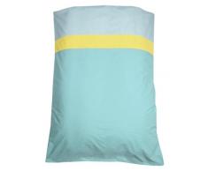 mundo melocotón LIS Housse de Couette pour Lit Bébé Jade/Jaune