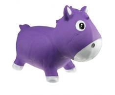 Kidzzfarm Harry Cheval peluche bébé (12 mois et plus, Violet)