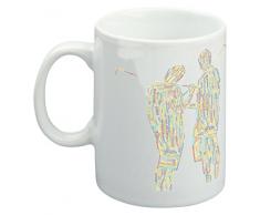 Feel Good Art Mug en céramique Design Golf Typographie moderne couple (Multicolore)