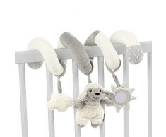 Sterntaler Jouet dÉveil Mouton Stanley, Âge : Pour les Bébés Dès la Naissance, Blanc/Gris