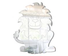 Mungai Mirrors Miroir acrylique Lion 15 cm
