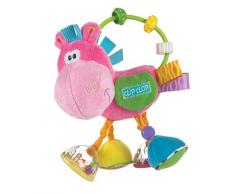 Playgro Hochet Multi-activités Âne, À partir de 3 Mois, Sans BPA, Playgro Toy Box Pferd Clip Clop, Rose/Multicolore, 40143