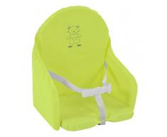 Looping - Coussin de Chaise Bébé avec Sangles - Fabriqué en France (Kiwi)
