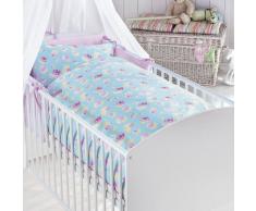 My Julius 8410110643 Roses Parure de lit 100 x 135 cm 40 x 60 cm