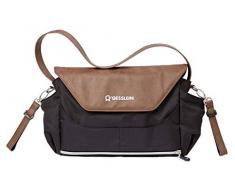 Organiseur pratique aspect cuir tabac