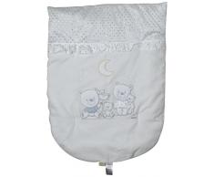 Italbaby Happy Family Housse de couette pour landau, Blanc