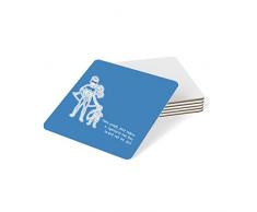 Feel Good Art Mug en céramique Typographie moderne et design Illustration (Bleu ciel)