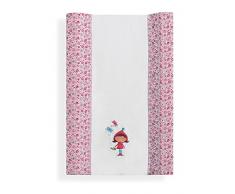 Interbaby Matelas à Langer avec Éponge Capuche Rouge