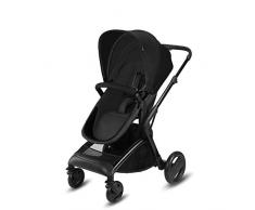 cbx Poussette Combinée Bimisi Pure avec Siège Confort Réversible et Nacelle Pliable pour les Nouveau-Nés, Habillage pluie inclus, Dès la Naissance jusquà 15 kg, Smoky Anthracite
