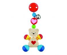 Hochet - Ours avec Coeur - 11,5 cm