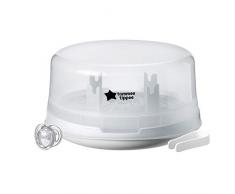 Tippee Stérilisateur Micro-Ondes Micro-Steam pour Jusquà 6 Biberons, sans Produits Chimiques
