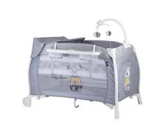 Lorelli 10080021812 Lit Parapluie + Mode Lit à Bascule Ilounge Gris