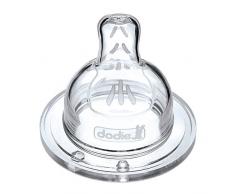 Dodie - Tétine Plate Silicone Col Large Sensation+ 18 Mois - débit 5