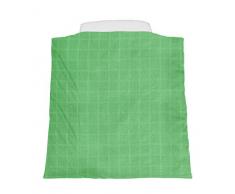 mundo melocotón Housse de Couette en Mousseline pour Berceau Vert