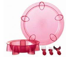Steadyco Vaisselle de bébé 5 pièces Rose