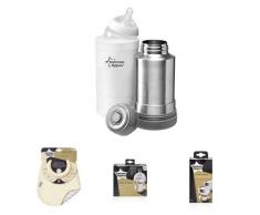 Tommee Tippee - 2342300071 - Bouteille Isotherme + Bavoir en Eponge + Biberon - Couvercle Biberon