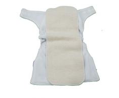 PREMAMAN - Lot de 20 inserts en toile et coton 3 couches - Chiffons lavables