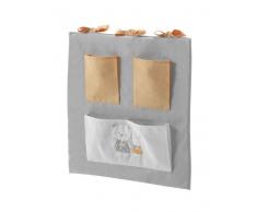 Interbaby Vide Poches pour Lit Bébé - Gris