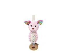 BKIDS FRANCE Hochet Sonore Chien Rose Clair