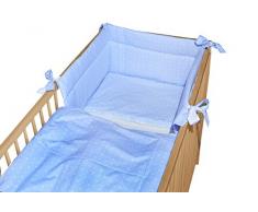 cosing 332–032–144 Enfants Parure de lit réversible sleeplease 3 pièces Coton – Carreaux, bleu