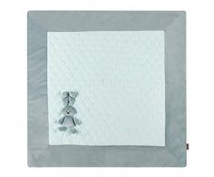 Nattou Tapis dÉveil pour Lit dEnfant, Lapin Lapidou, 100 x 100 cm, Vert menthe
