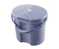 Rotho Babydesign Seau à Langer TOP, Couvercle Astucieux, 11 L, À partie de 0 mois, Cool Blue (Bleu), 20002 0287