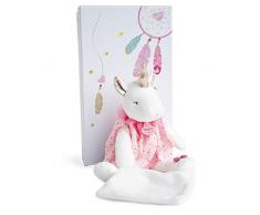 Doudou et Compagnie Attrape-REVE - Licorne Pantin avec Doudou Rose