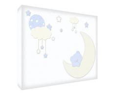 Feel Good Art BEARMOON1624-01G Tableau imprimé sur toile Style moderne