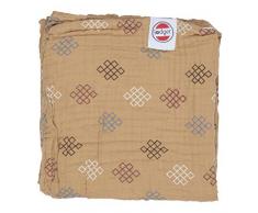 Lodger DM6.7.002 076 120 Dreamer Xandu Knot Couverture pour bébé Jaune 120 x 120 cm