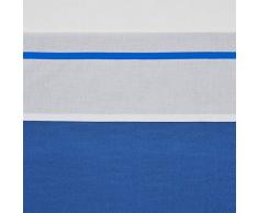 Meyco 413034 BRIGHT Blue Drap housse 100% coton Bleu/blanc 75 x 100 cm