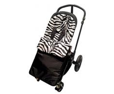 Imprimé animal Chancelière Poussette/Cosy orteils Compatible avec petite étoile Zia/Kurvi/Zukoo Zebra