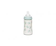 Suavinex Biberon Tetine Ronde Débit 3 Vitesses Lapin Vert 270 ml 1 Unité