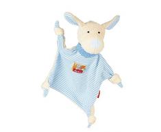 sigikid 48096 garçon, doudou chien, bleu clair/écru